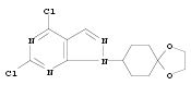 4,6-dichloro-1-(1,4-dioxaspiro[4.5]decan-8-yl)-1H-pyrazolo[3,4-d]pyriMidine